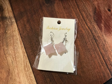 Merkebra Earrings- Rose Quartz