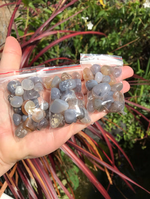 Natural Agate Mini Tumble Bag $5
