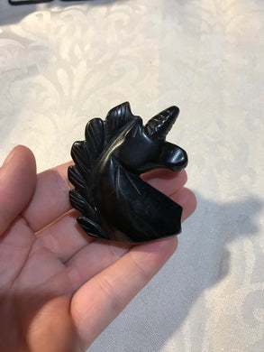 Black Obsidian Unicorn