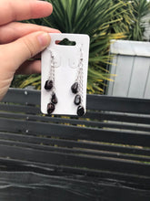 Load image into Gallery viewer, Polished Tumble Earrings - Triple Chain