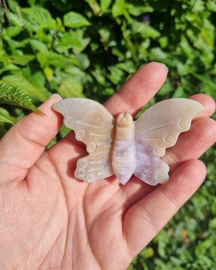 Pink Amethyst Butterfly