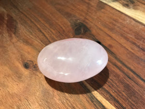 Rose Quartz Palm Stone