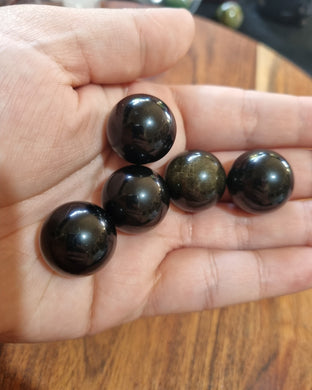 GoldSheen Obsidian Mini Spheres $5