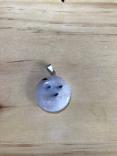 Load image into Gallery viewer, Tourmalated Quartz pendant -circle