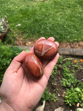 Polychrome Jasper Palm Stones