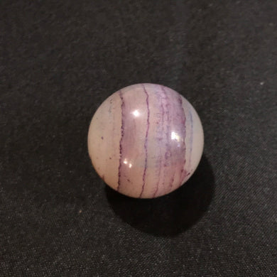 Dyed Purple Calcite Sphere