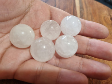 Clear Quartz Mini Spheres $5