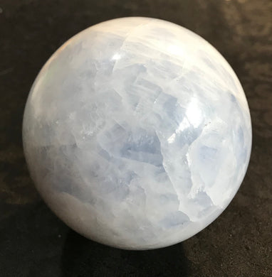 Blue Calcite Sphere $82