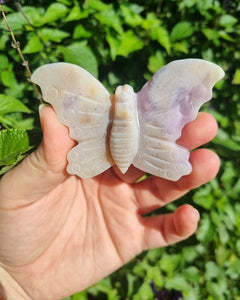 Pink Amethyst Butterfly