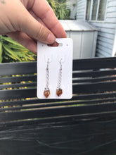 Load image into Gallery viewer, Raw Hanging Earrings - Single Chain