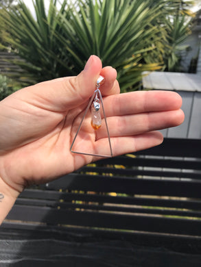Triangular Hanging Pendants - Raw
