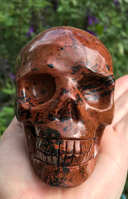 Mahogany Obsidian Skull