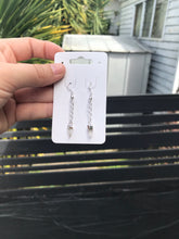 Load image into Gallery viewer, Raw Hanging Earrings - Single Chain