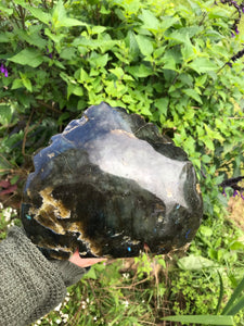 Labradorite warrior skull