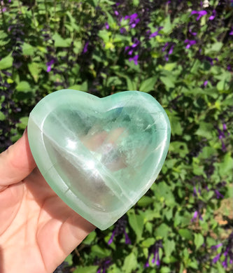 Green Fluorite Heart Bowl