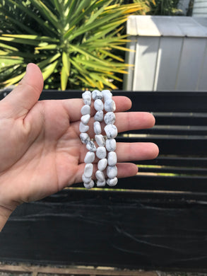 Howlite Tumble Bead Bracelets