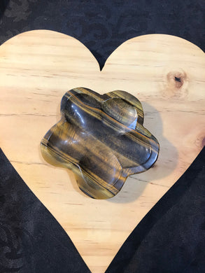 Tiger Eye Flower Bowl