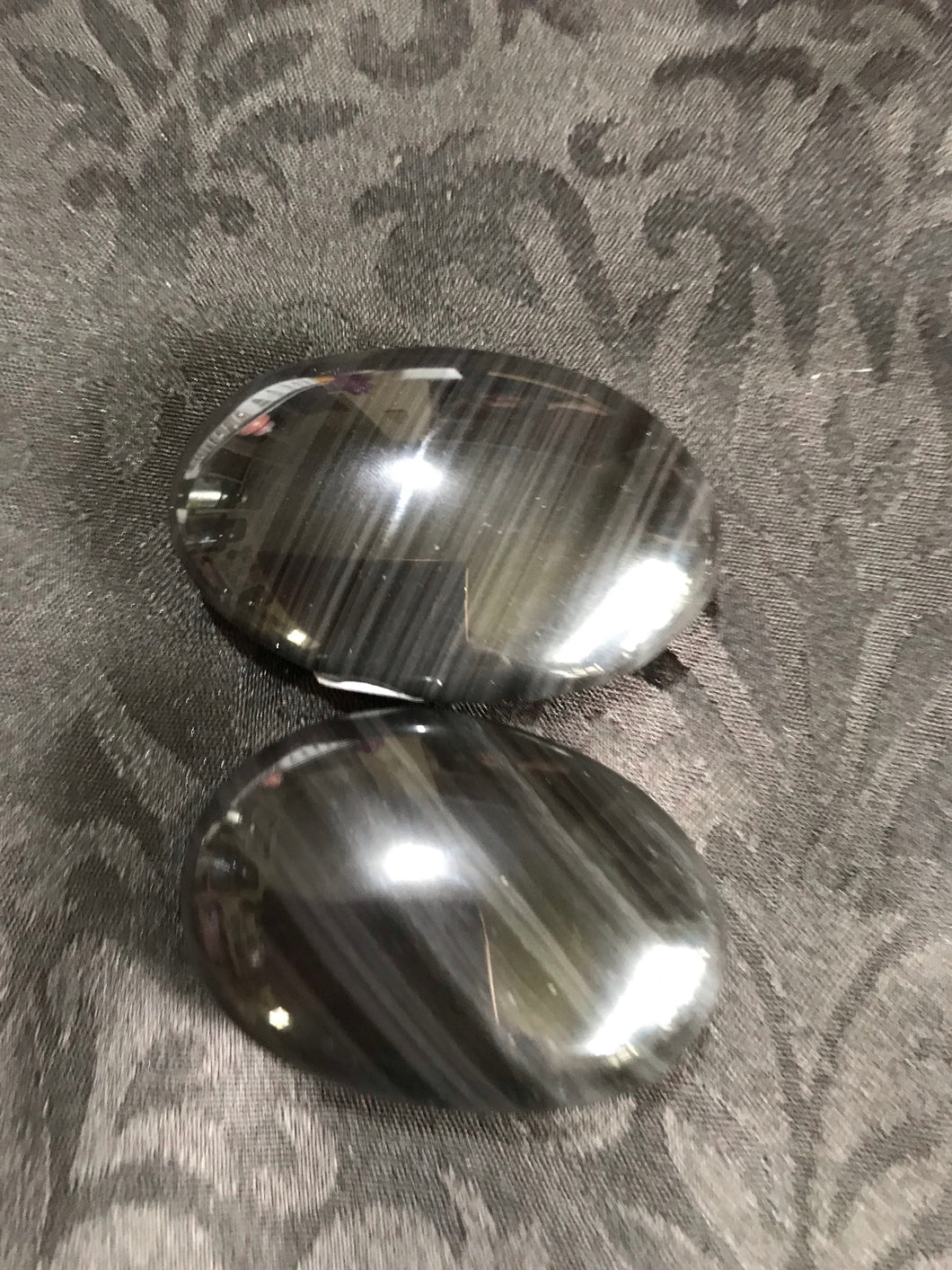 Sheen obsidian Palm Stone