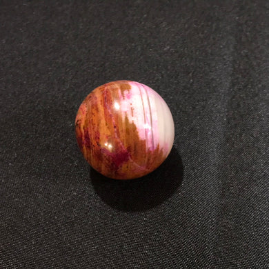 Dyed Pink Calcite Sphere