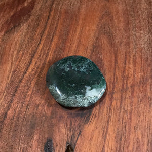 Moss Agate Flat Stone