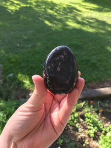 Rhodonite Palm Stone