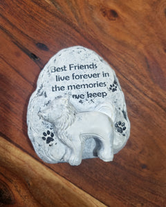 Pet Memorial Stone; Best Friends