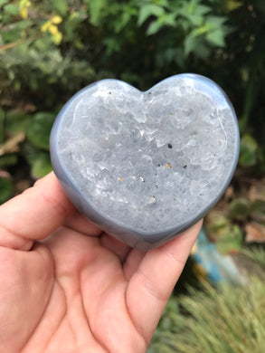 Agate Geode Heart