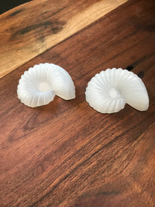 Satin Spar Carved Shell