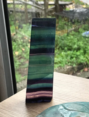 Rainbow Fluorite Slab