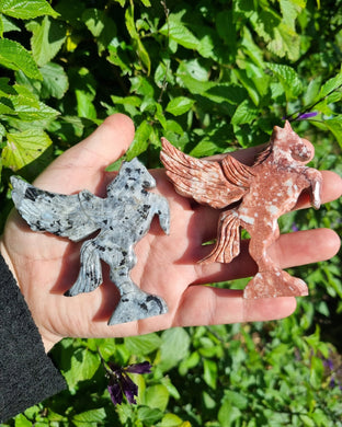 Pegasus carving