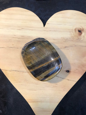 Tiger Eye Oval Bowl