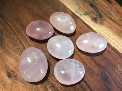 Rose Quartz Palm Stone $7