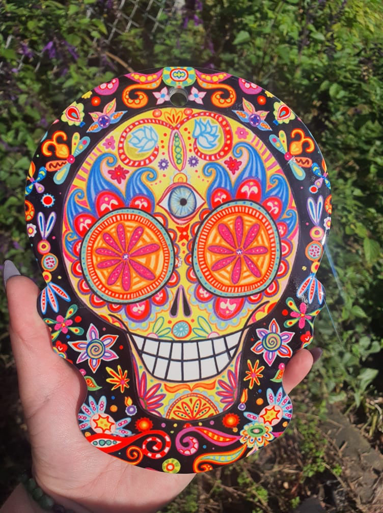 Ceramic Skull Decor