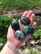 Load image into Gallery viewer, Fluorite Palm Stones - Small