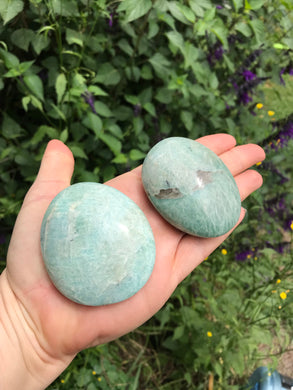 Amazonite Palm Stone