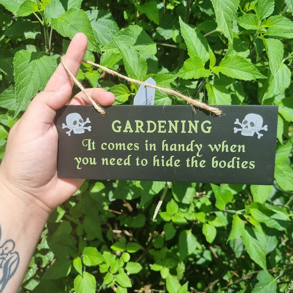 Gardening Plaque