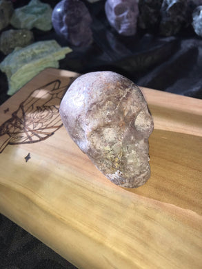 Lepidolite Skull 7cm