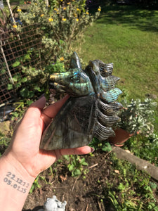 Carved Labradorite Unicorn